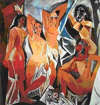 Obraz Pablo Picasso - Panny z Awignon
